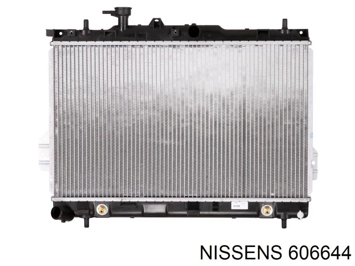 606644 Nissens радиатор охлаждения двигателя дополнительный