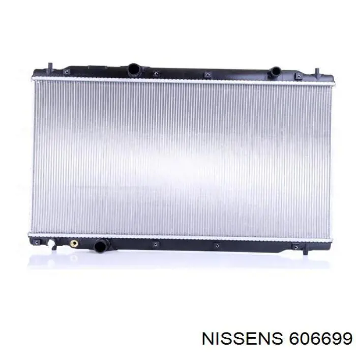 606699 Nissens radiador de esfriamento de motor