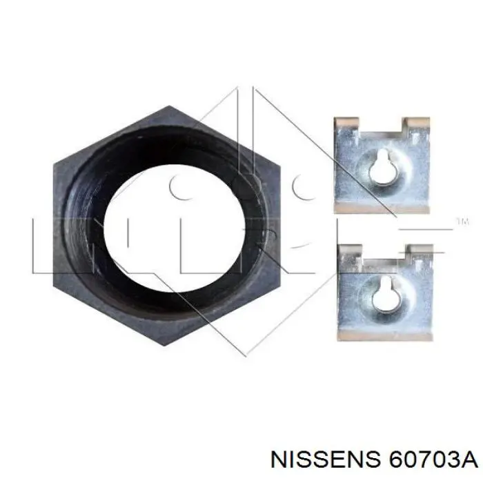 60703A Nissens радиатор