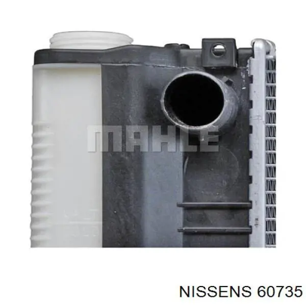 Купить 60735 Nissens Радиатор водяной