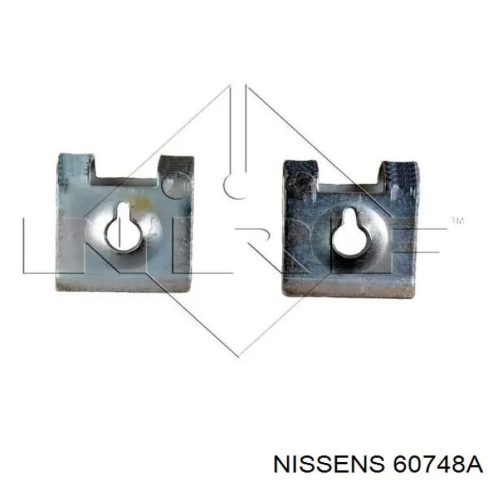 Купить 60748A Nissens Радиатор водяной