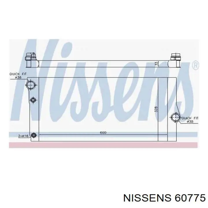 60775 Nissens радиатор