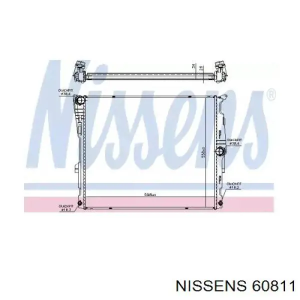 Радиатор DRM05008 Denso