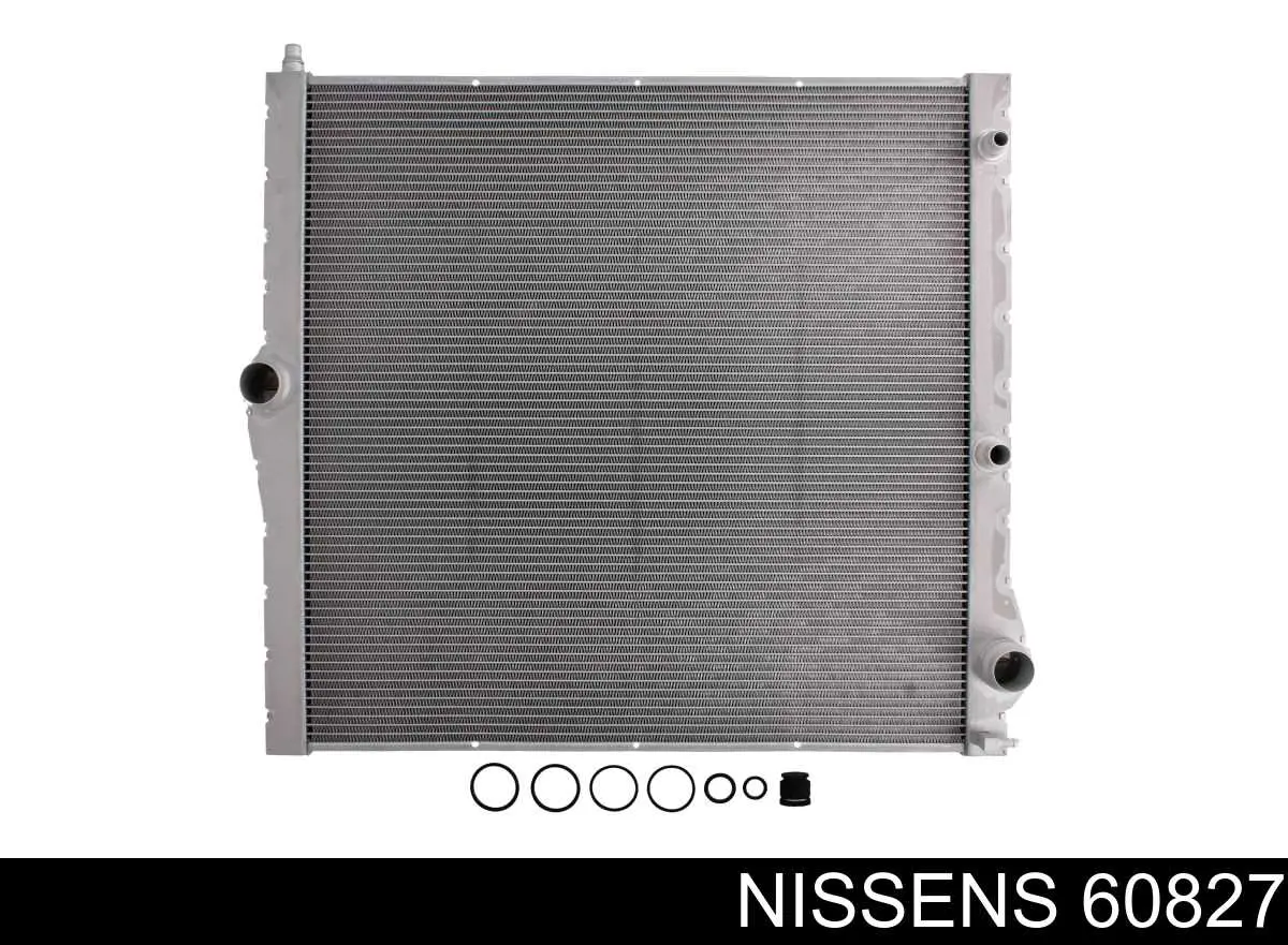 60827 Nissens radiador de esfriamento de motor
