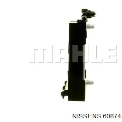 60874 Nissens радиатор охлаждения двигателя левый