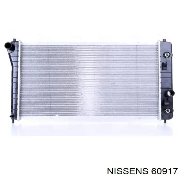 Radiador refrigeración del motor 60917 Nissens