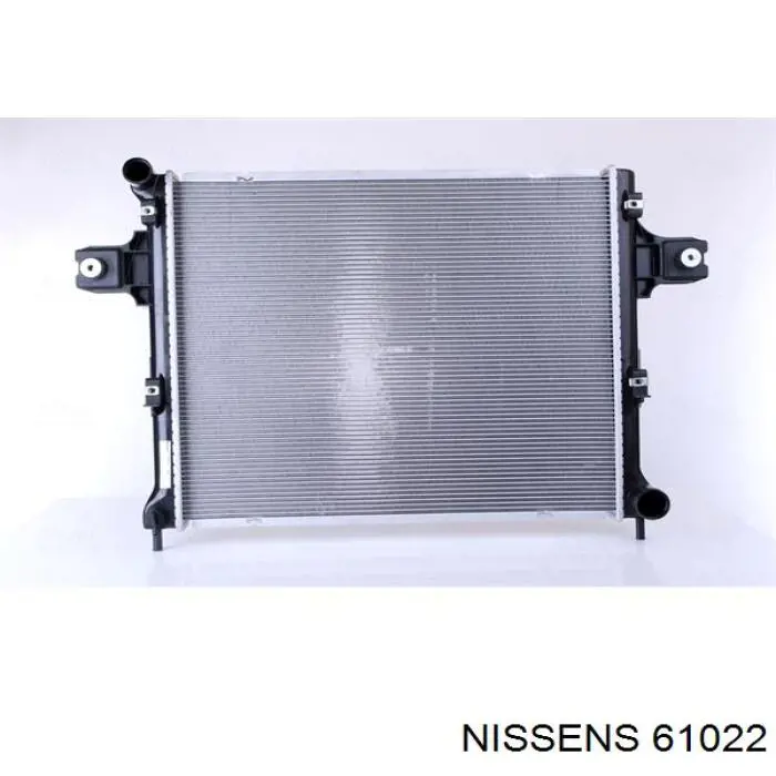 Radiador refrigeración del motor 61022 Nissens