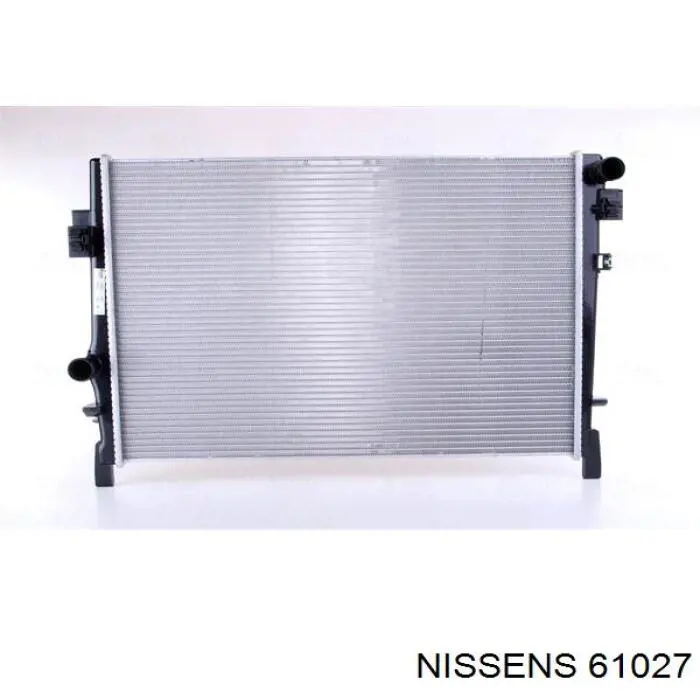 Radiador refrigeración del motor 61027 Nissens