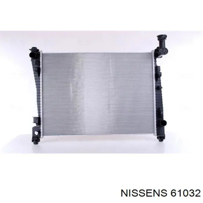 Radiador refrigeración del motor 61032 Nissens