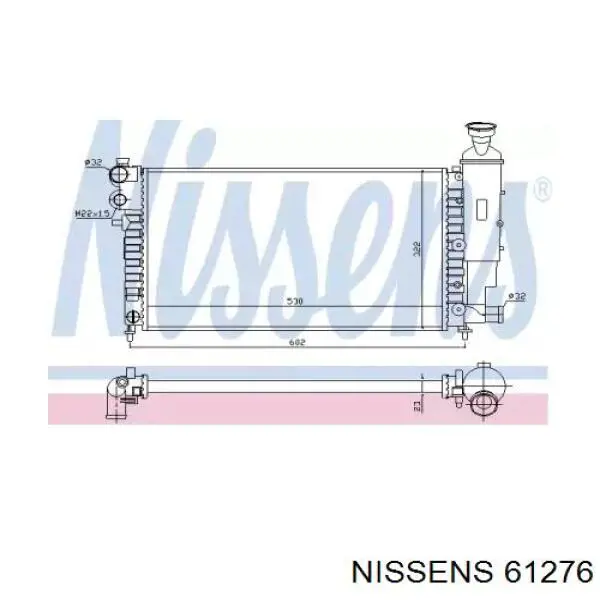 Радиатор 61276 Nissens