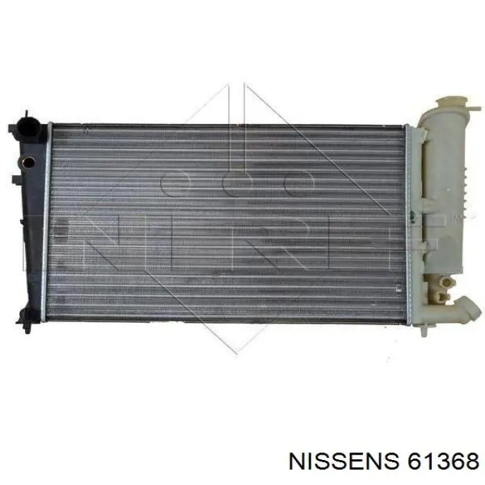 Radiador refrigeración del motor 61368 Nissens