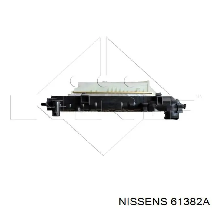 Radiador refrigeración del motor 61382A Nissens