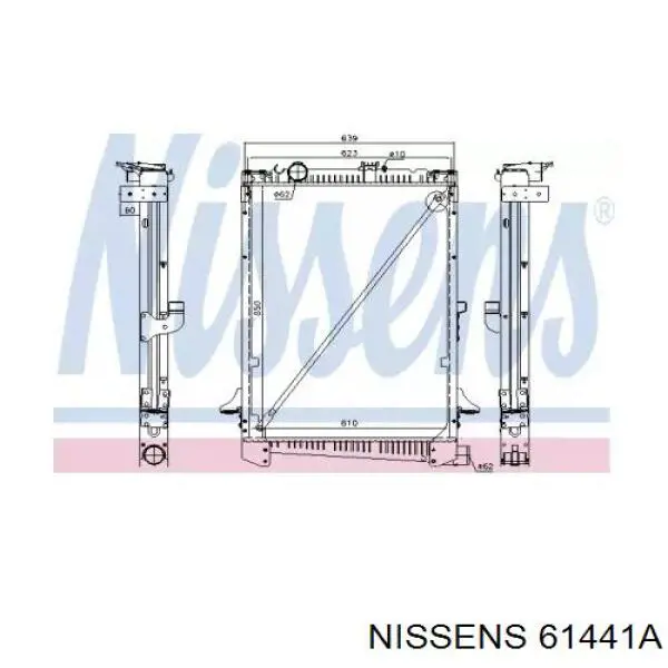 Радиатор 61441A Nissens