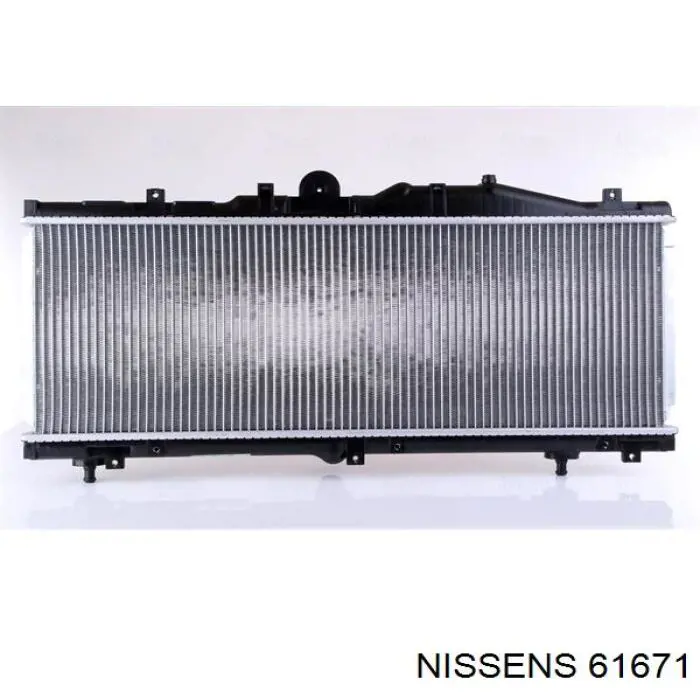 Радиатор охлаждения двигателя Nissens 61671 цена, от 124.58 USD