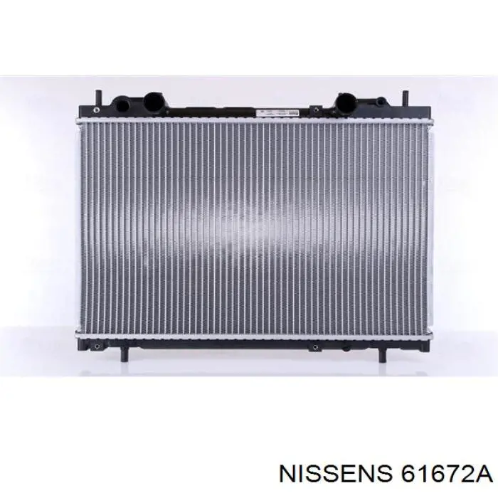 Radiador refrigeración del motor 61672A Nissens