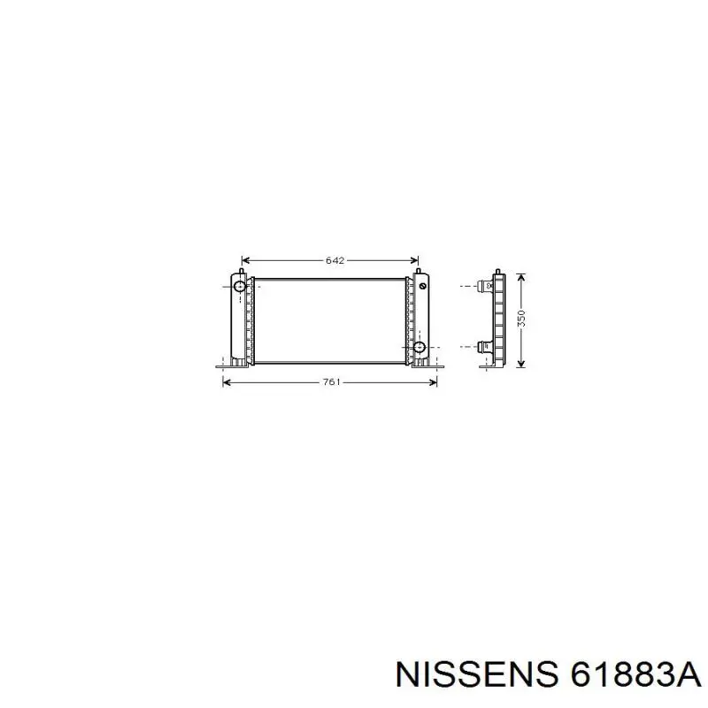 Радиатор 61883A Nissens