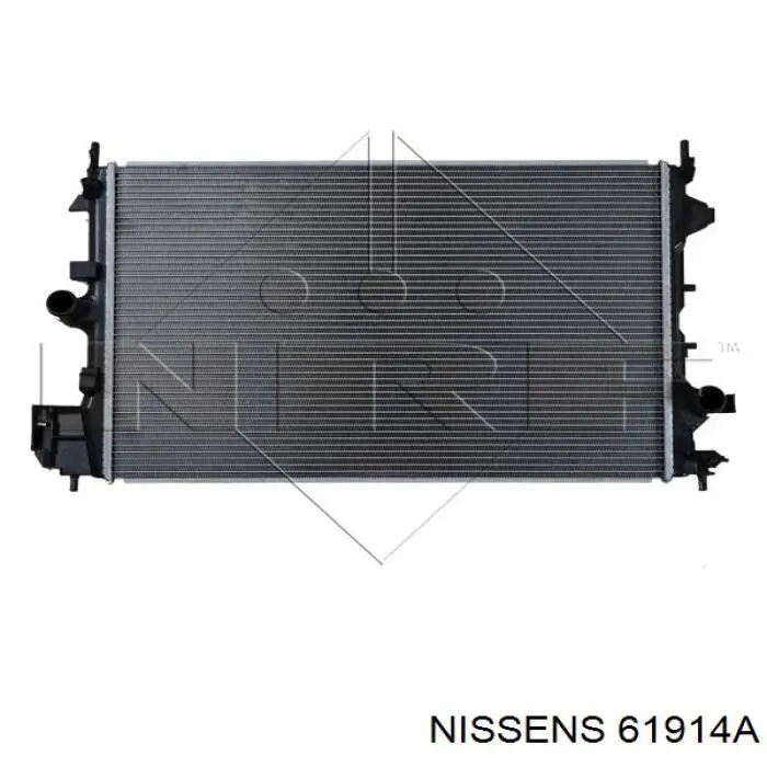 Radiador refrigeración del motor 61914A Nissens