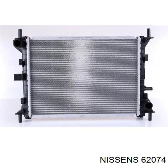 Radiador refrigeración del motor 62074 Nissens