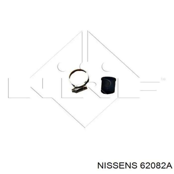 Купить 62082A Nissens Радиатор водяной