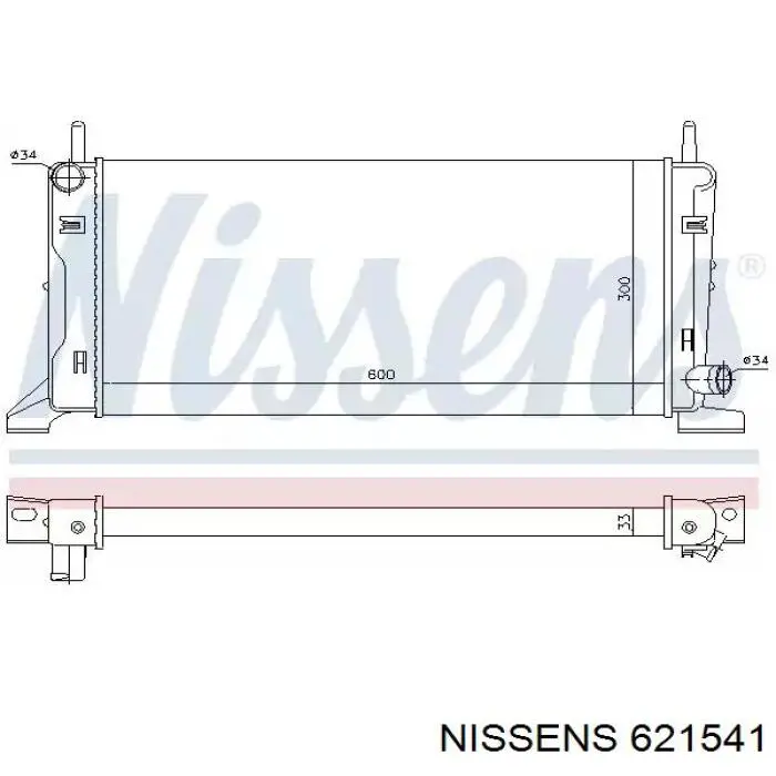 621541 Nissens радиатор