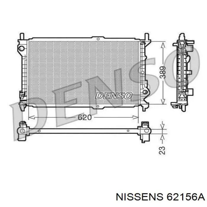 Радиатор 62156A Nissens