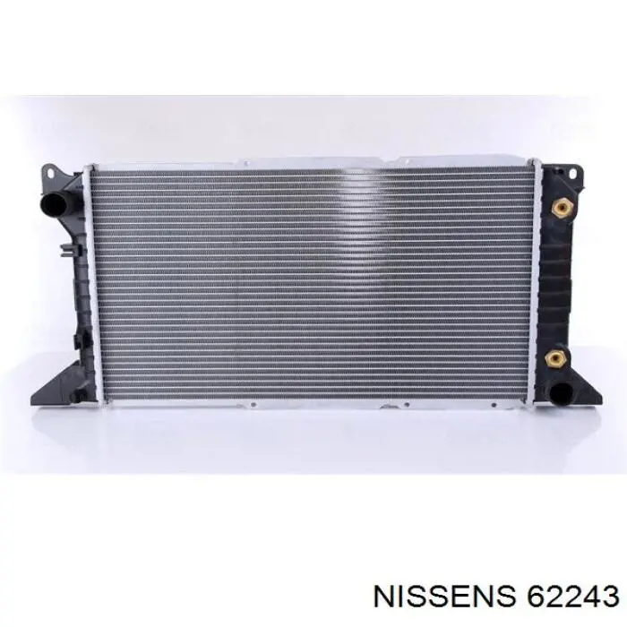 Radiador refrigeración del motor 62243 Nissens