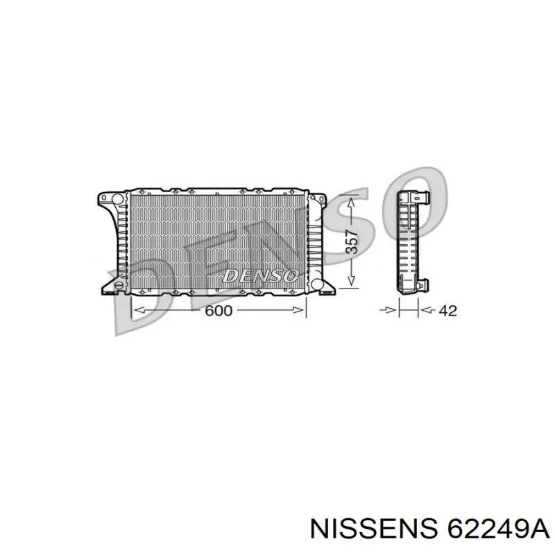 Радиатор 62249A Nissens