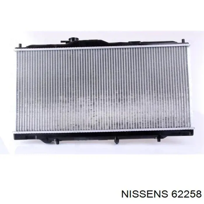 Radiador refrigeración del motor 62258 Nissens
