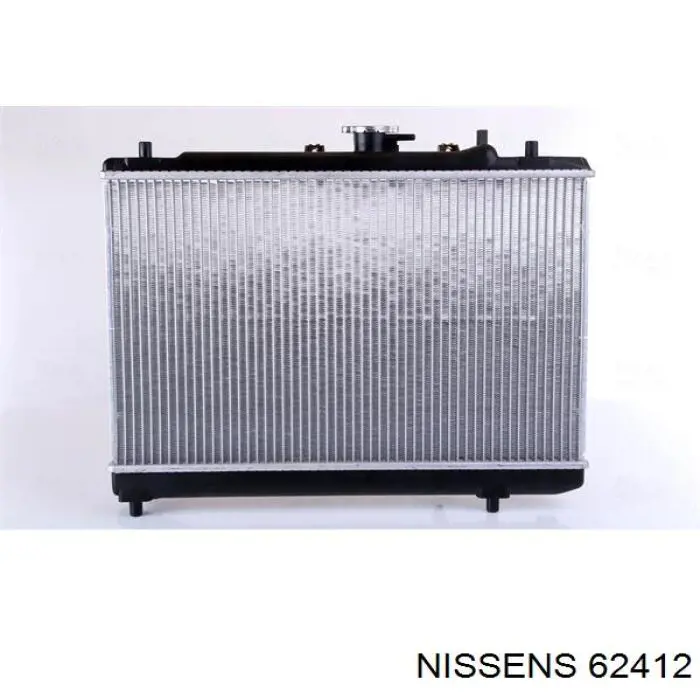Radiador refrigeración del motor 62412 Nissens