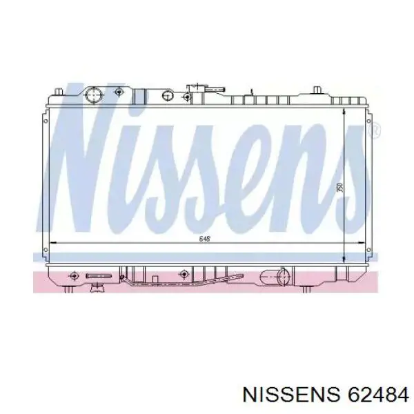 62484 Nissens радиатор