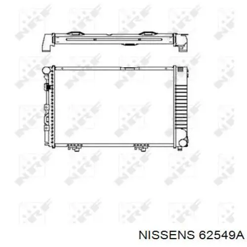 62549A Nissens Радиатор основной