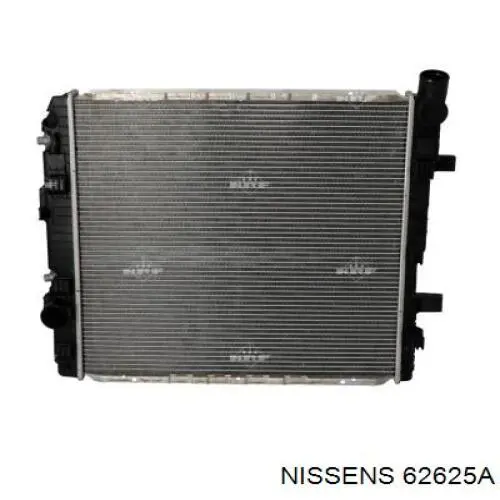 Radiador refrigeración del motor 62625A Nissens