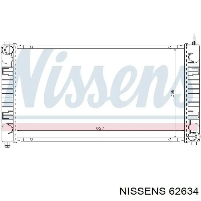 62634 Nissens радиатор