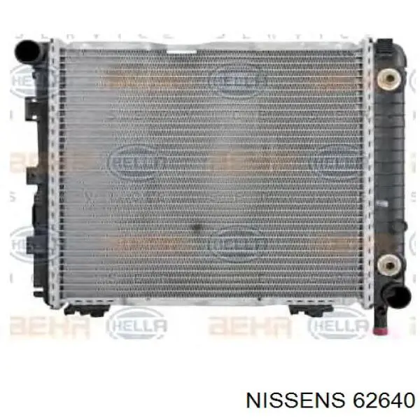 Купить 62640 Nissens Радиатор водяной