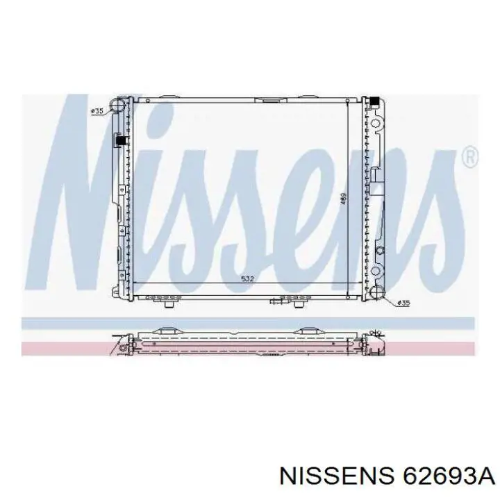 62693A Nissens радиатор