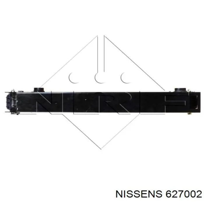 Radiador refrigeración del motor 627002 Nissens