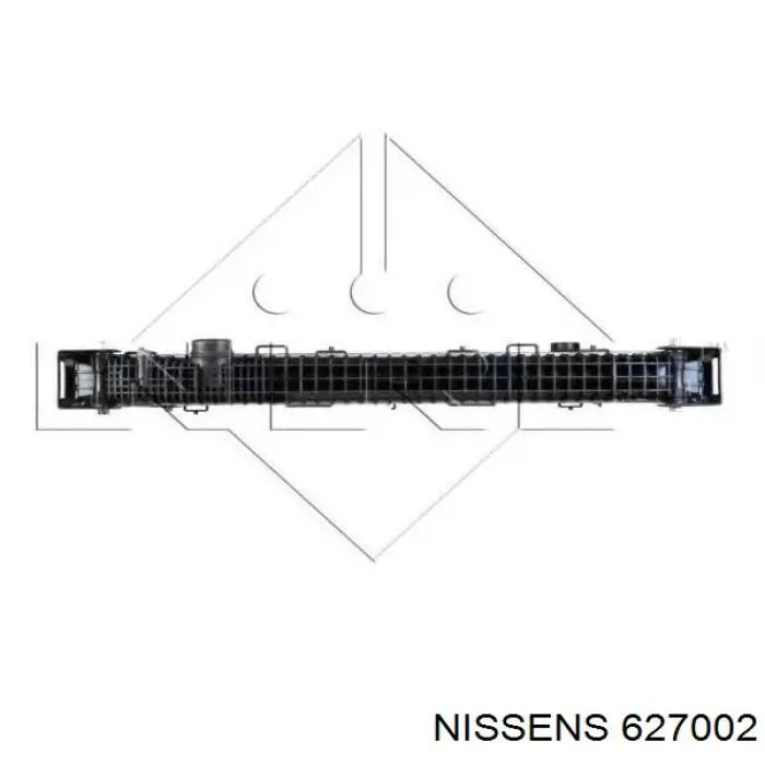 Купить 627002 Nissens Радиатор водяной