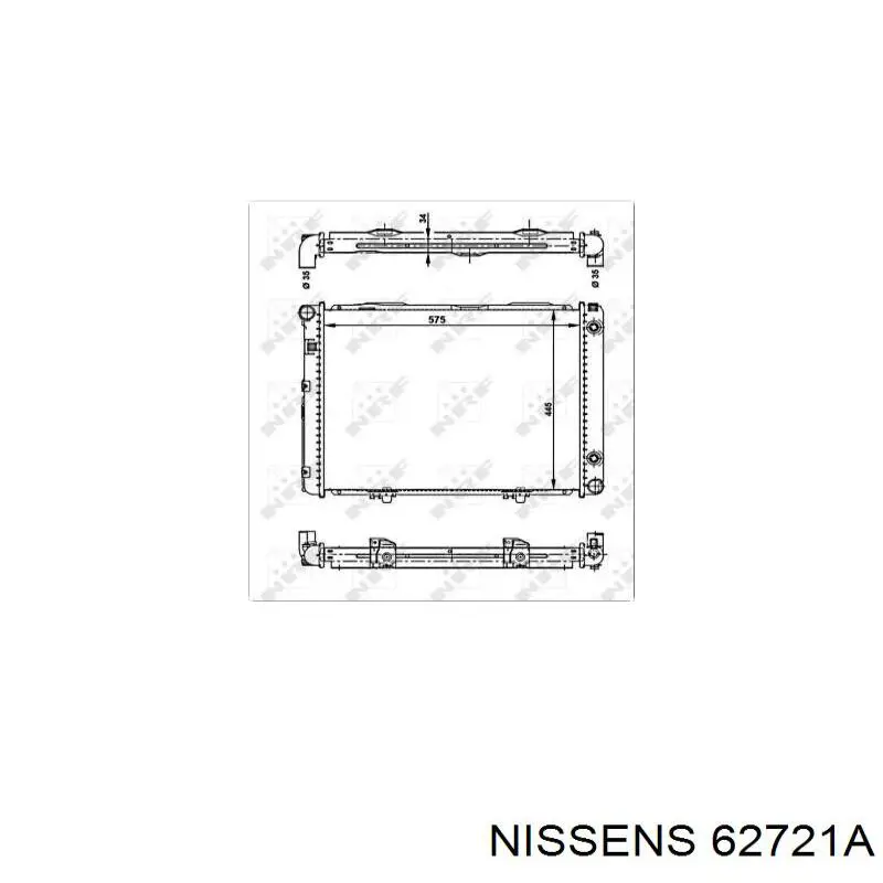 62721A Nissens Радиатор основной