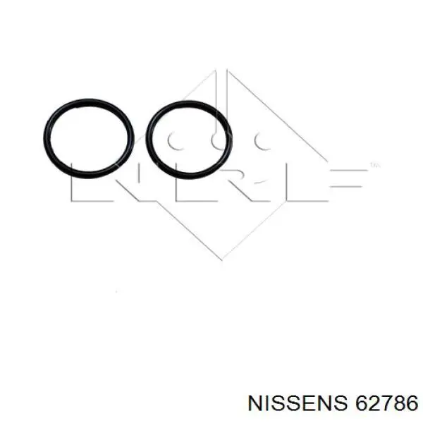 Купить 62786 Nissens Радиатор водяной