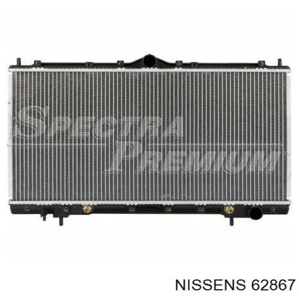 Radiador refrigeración del motor 62867 Nissens