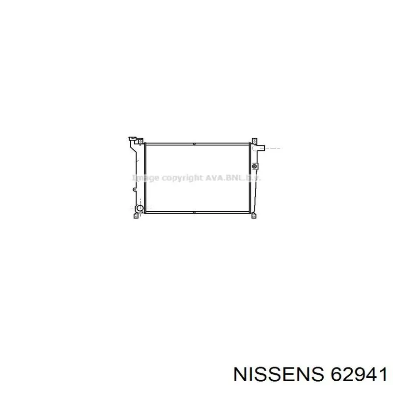 62941 Nissens радиатор