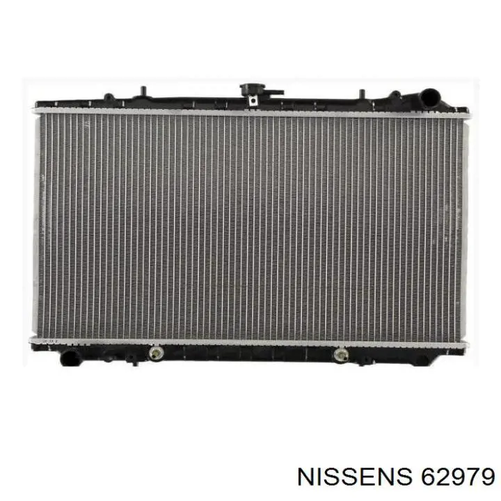 Radiador refrigeración del motor 62979 Nissens