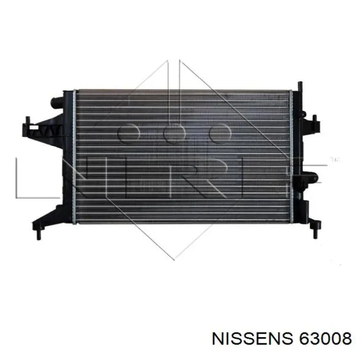 Радиатор охлаждения двигателя Nissens 63008 цена, от 61.51 USD