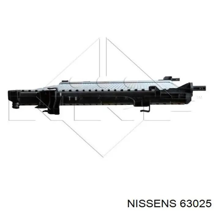 Купить 63025 Nissens Радиатор водяной