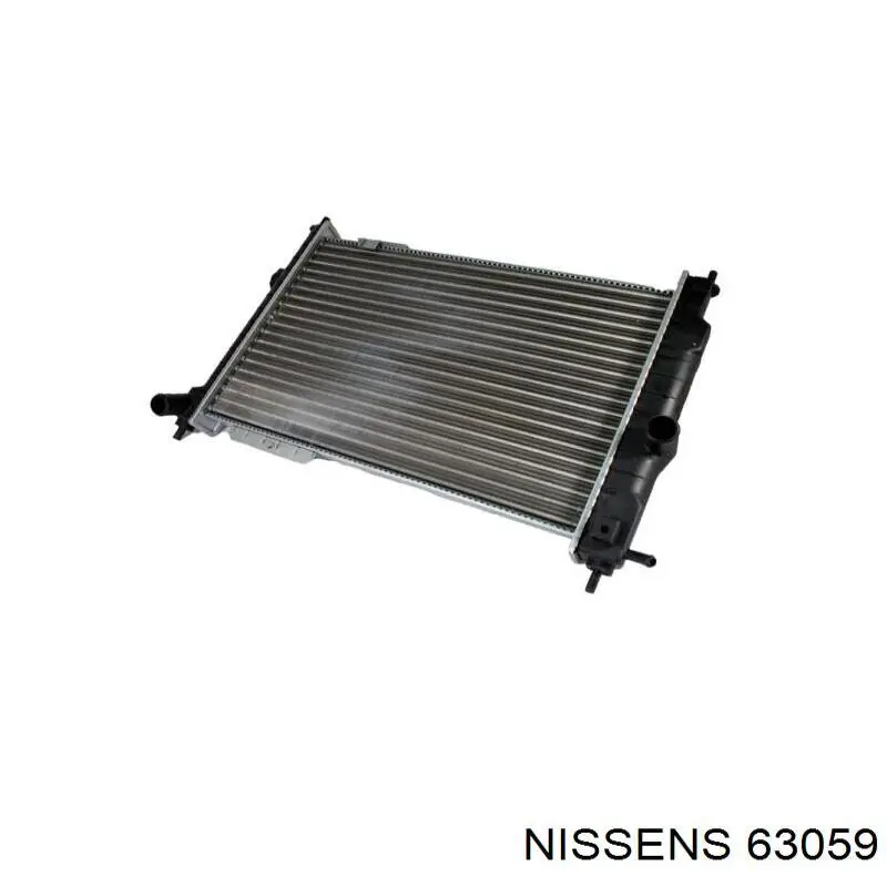 Купить 63059 Nissens Радиатор водяной