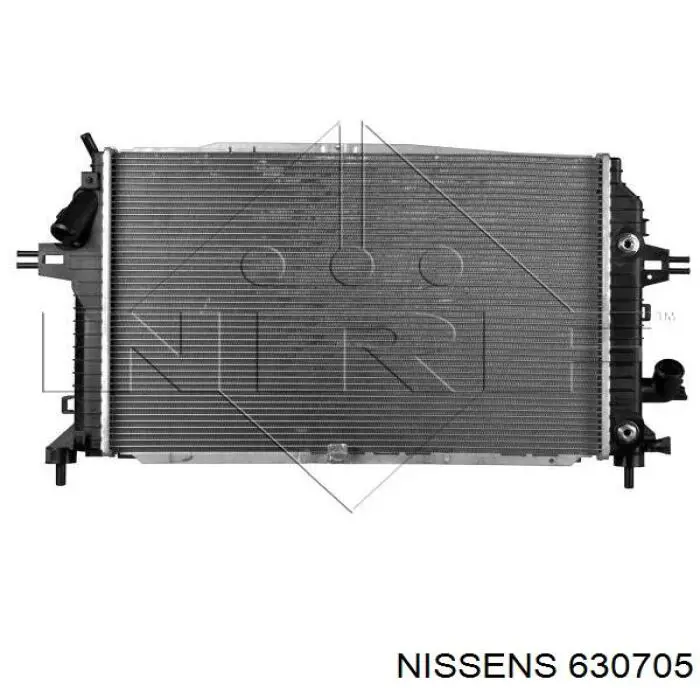 Купить 630705 Nissens Радиатор водяной