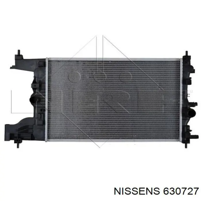 Radiador refrigeración del motor 630727 Nissens