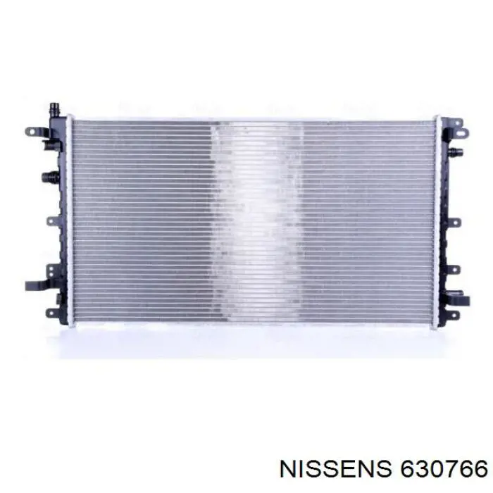 Radiador refrigeración del motor 630766 Nissens
