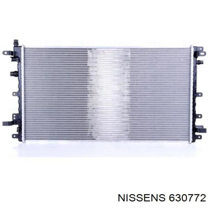 630772 Nissens radiador de esfriamento de motor