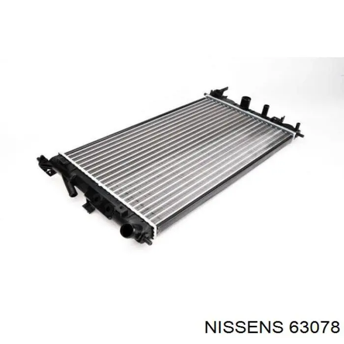Купить 63078 Nissens Радиатор водяной